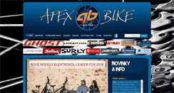 Desktop Screenshot of apex-bike.cz