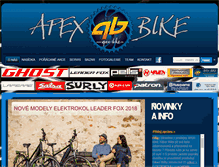 Tablet Screenshot of apex-bike.cz